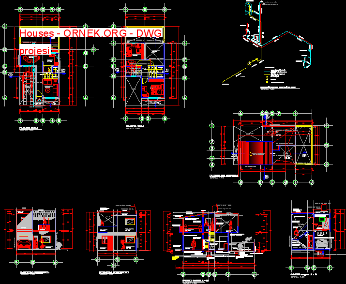 Ev Daire Autocad Çizimi