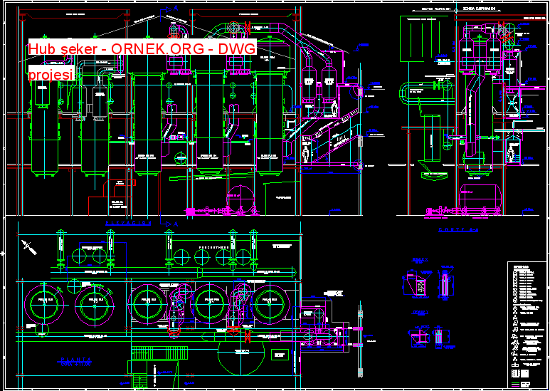 Hub şeker Autocad Çizimi