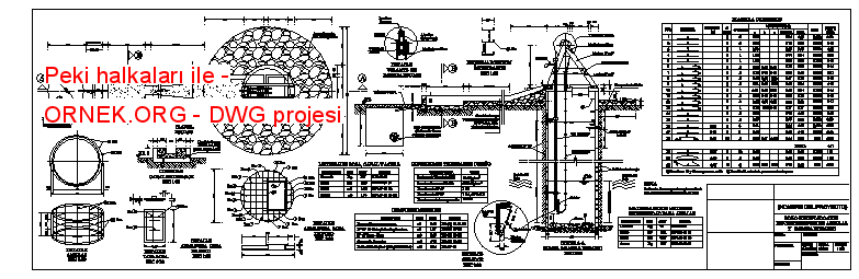 Peki halkaları ile Autocad Çizimi