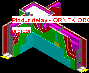 Pladur detay Autocad Çizimi