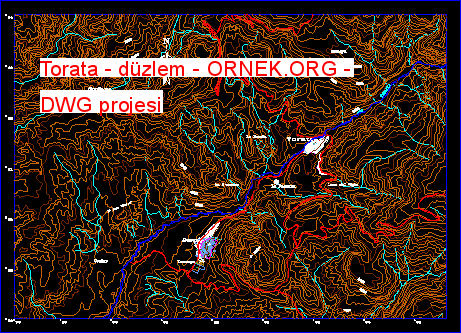 Torata - düzlem Autocad Çizimi